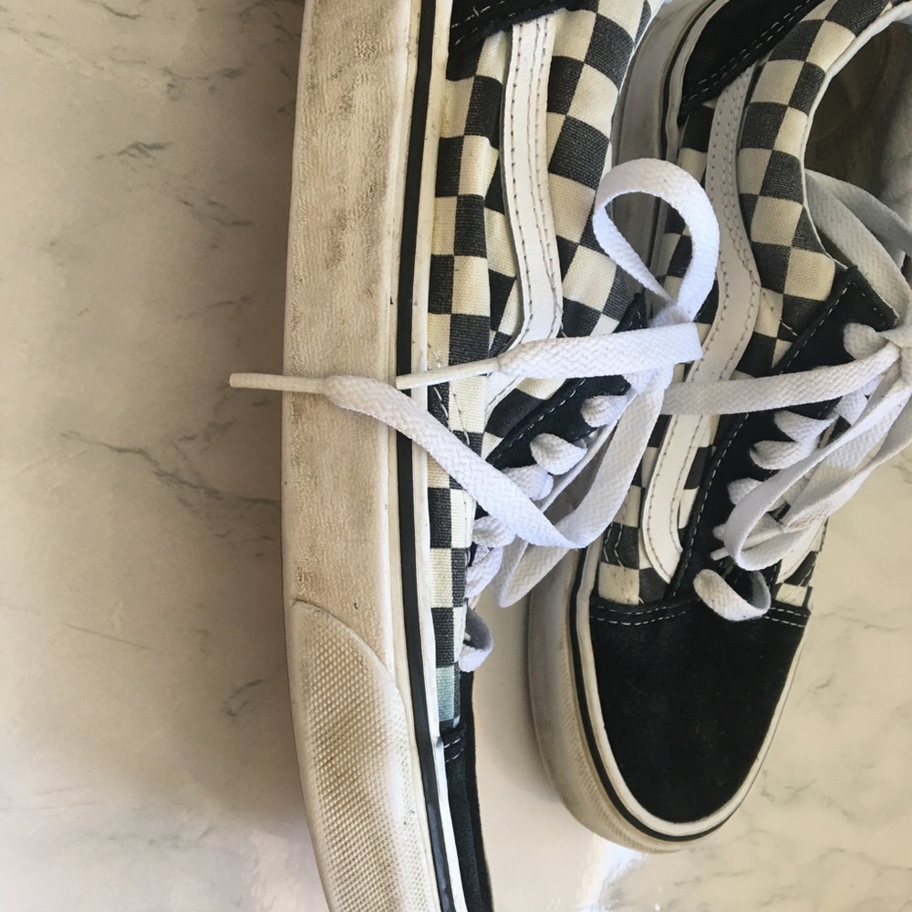 Vans Old Skool Checkerboard Skate Shoe